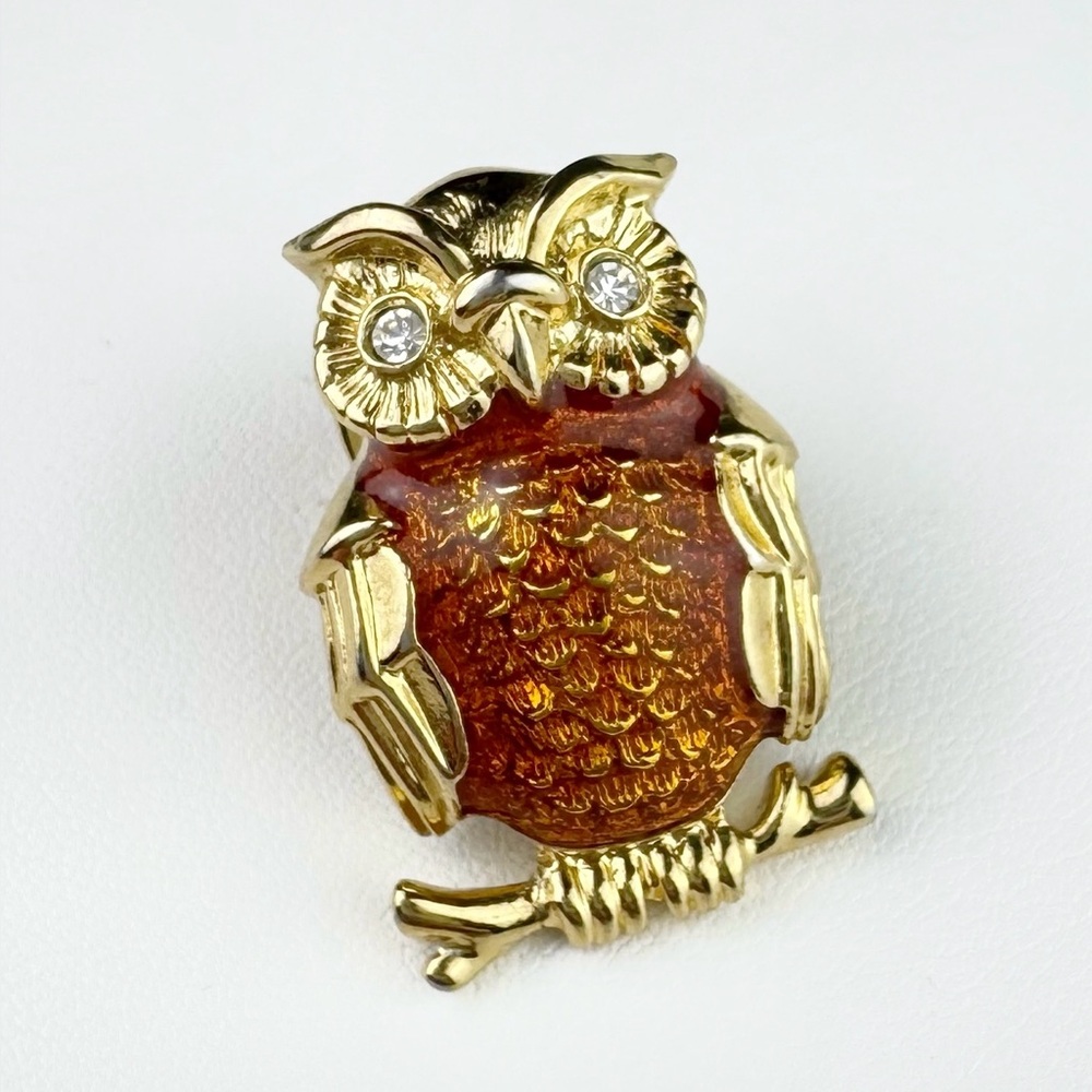 1970s - 1980s Vintage Pin Owl Avon? whimsical